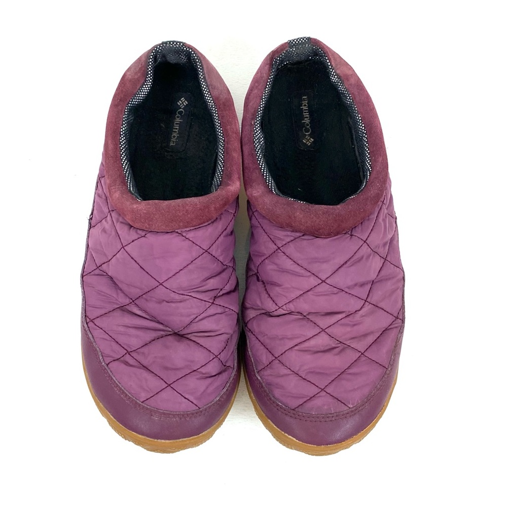 Vintage quilted indoor/outdoor slippers